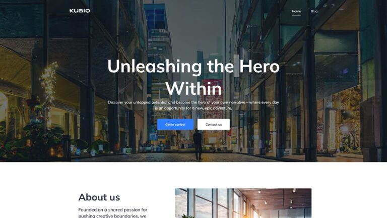 New Kubio Theme For Wordpress Kubio Builder