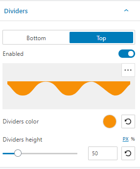 Advanced block edits - dividers