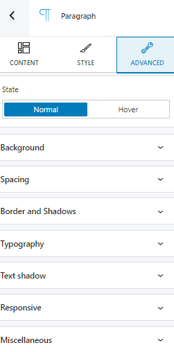 Gutenberg paragraph block - advanced edits