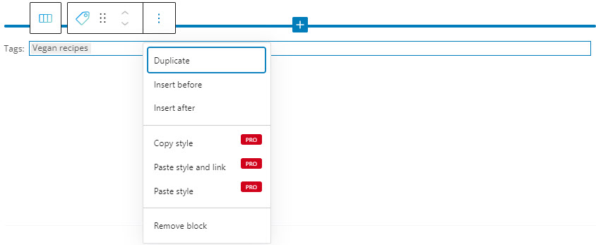 How to customize spacing and alignment for sections, columns, and blocks