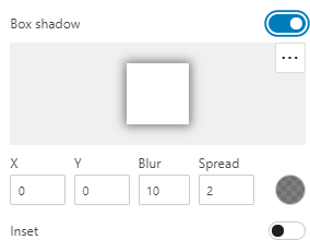 button box shadow