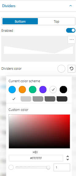 dividers colors