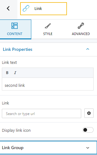 link edits in the Kubio editor