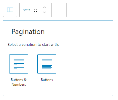 pagination block