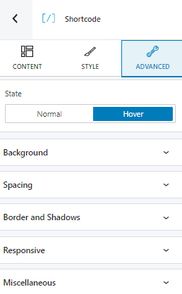 shortcode Gutenberg block advanced edits