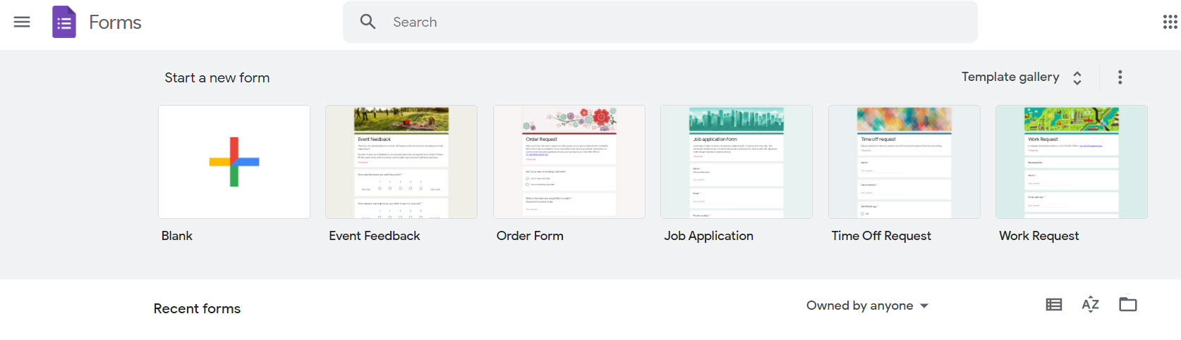 Google forms