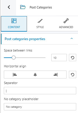 Post categories advanced editing WordPress Tags