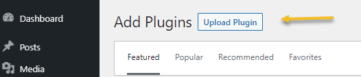 Upload a WordPress plugin