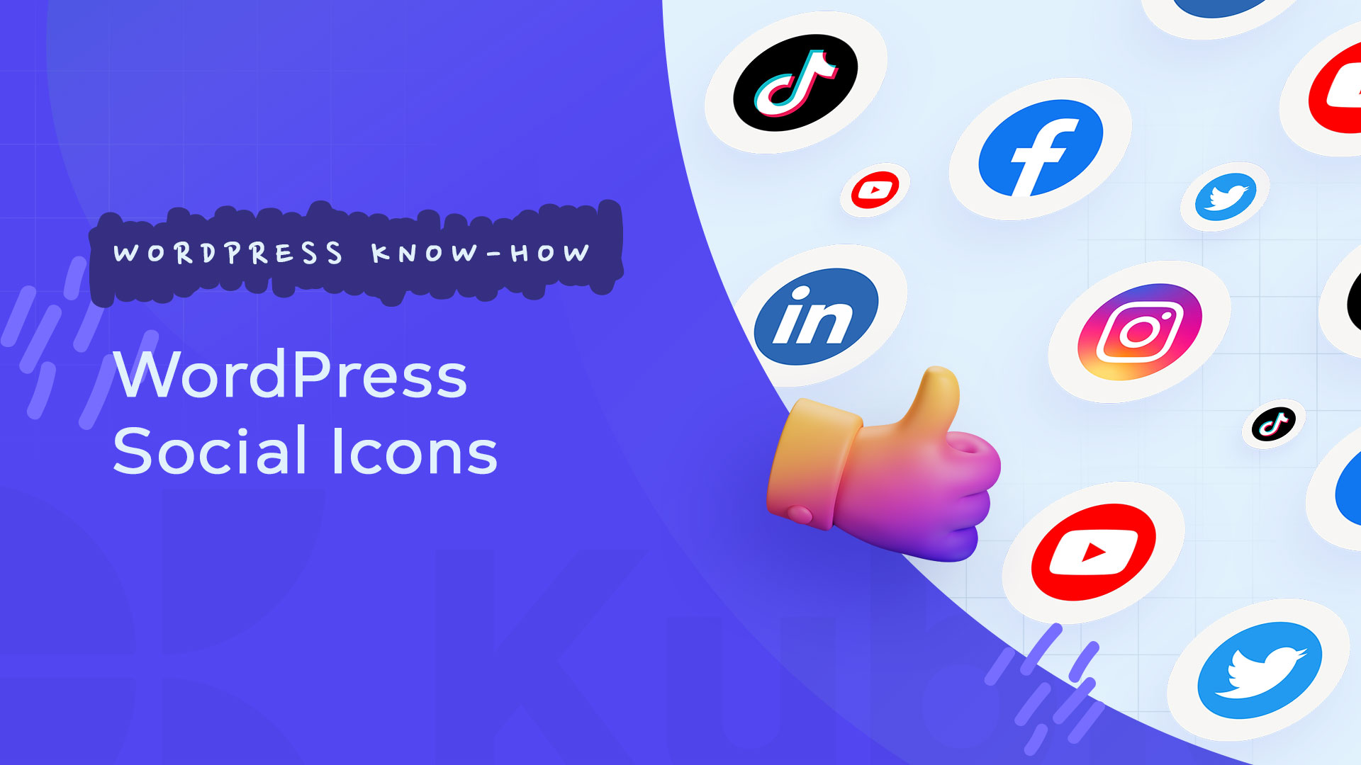 WordPress social icons
