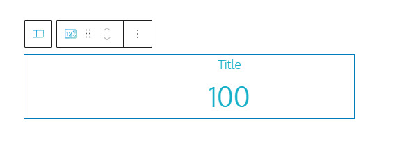 default Kubio counter block