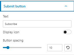 submit button options
