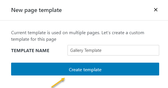 Create new footer template
