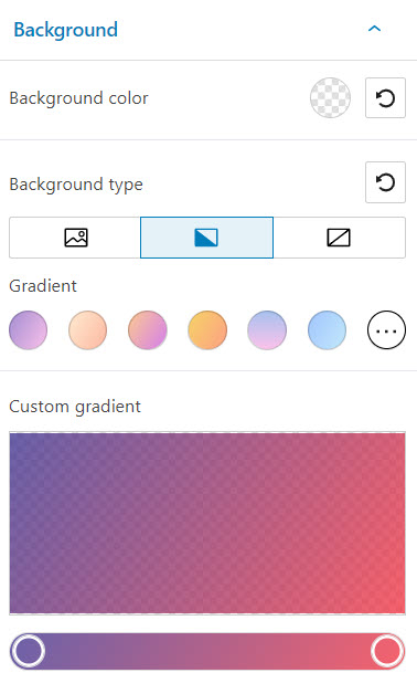 gradient backgrounds