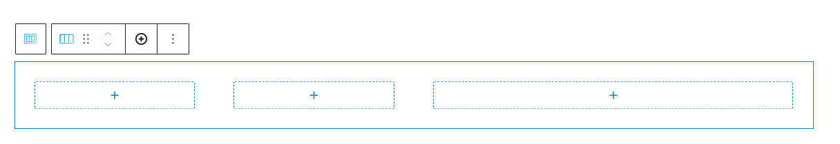 Section with three columns