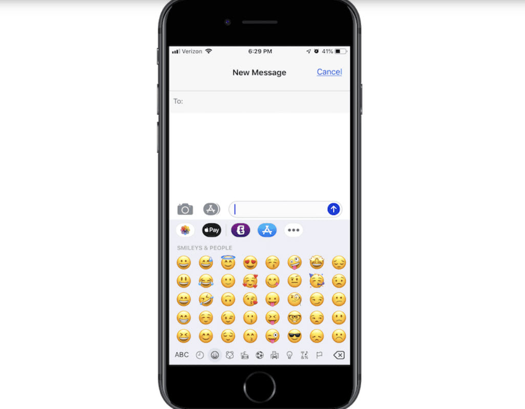 Emojis on phone