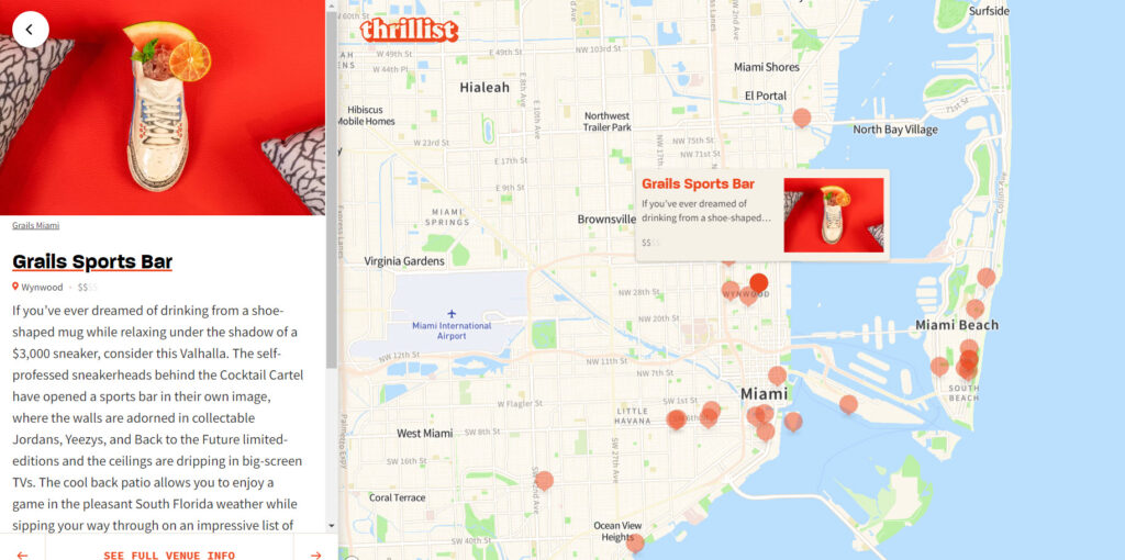 Thrillist map