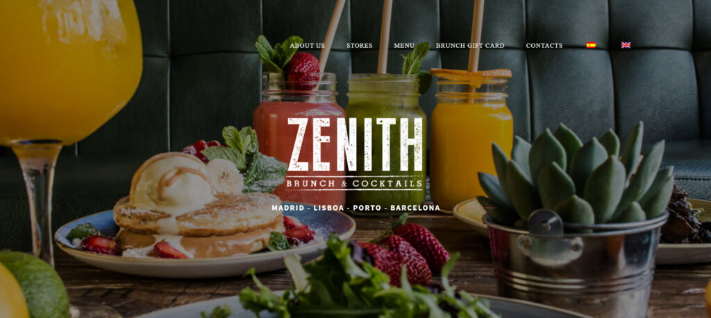Zenith brunch and cocktails