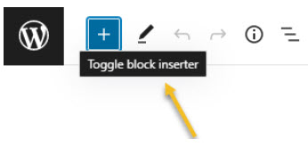 toggle block inserter