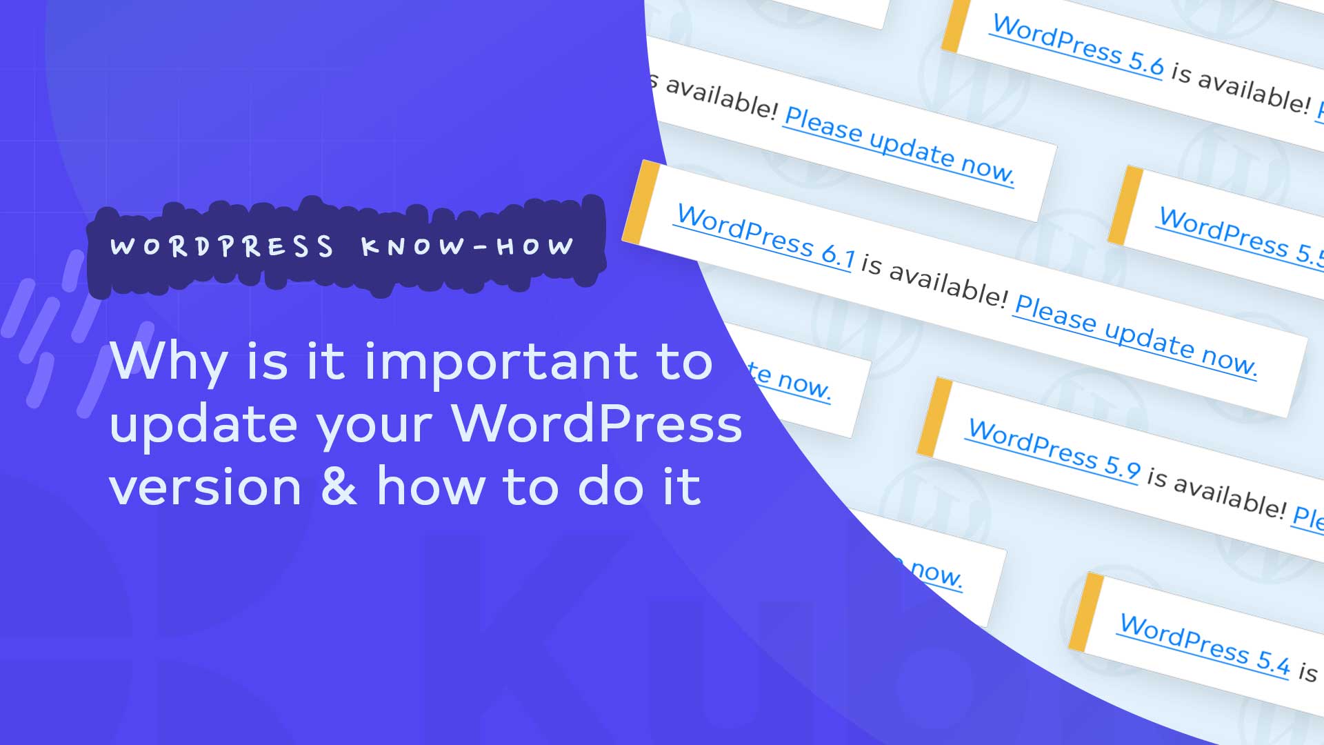 All about WordPress updates
