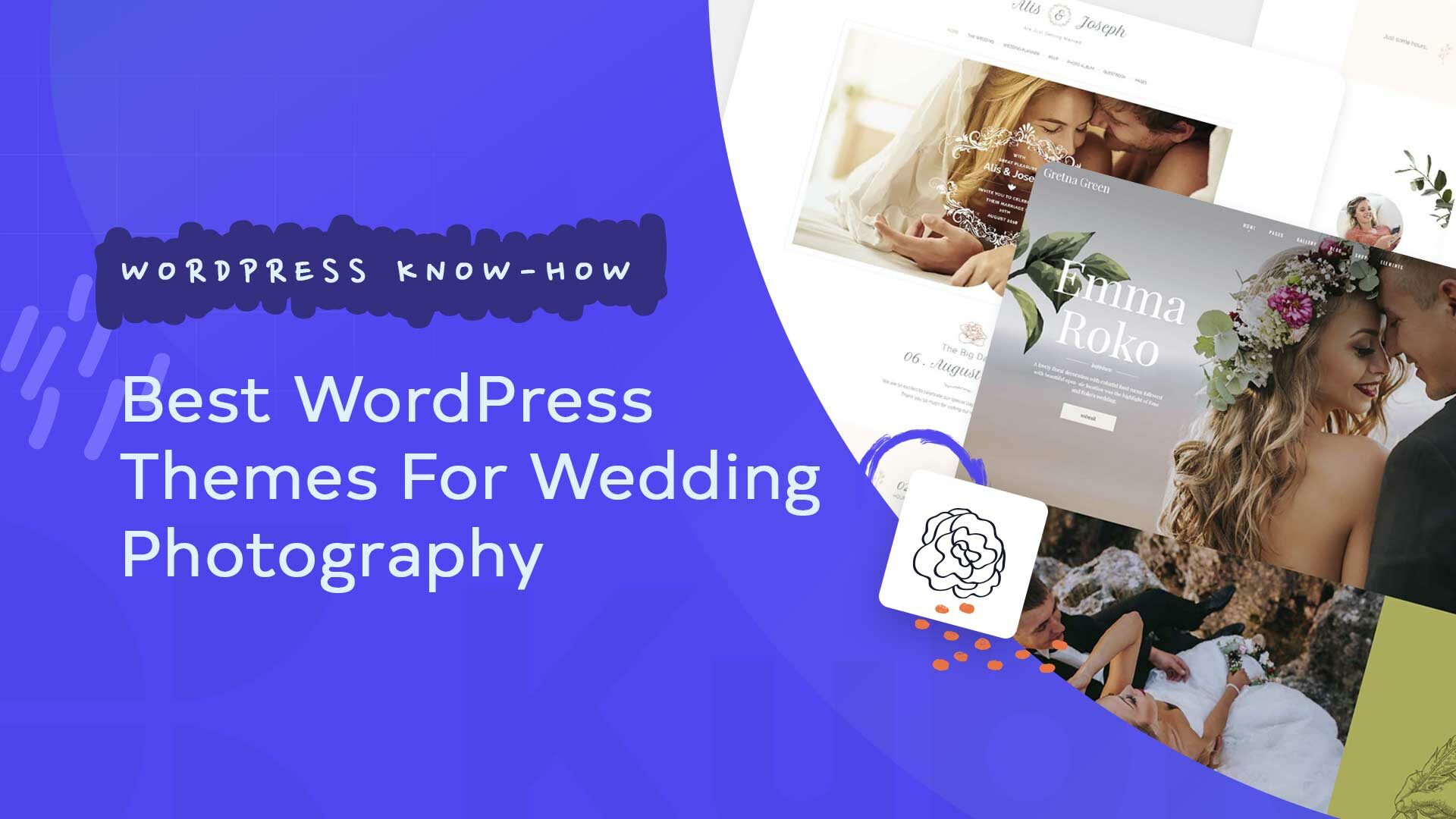Best WordPress themes for wedding photography