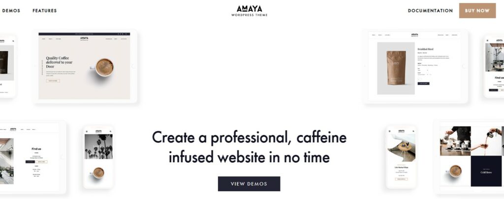Amaya theme for WordPress