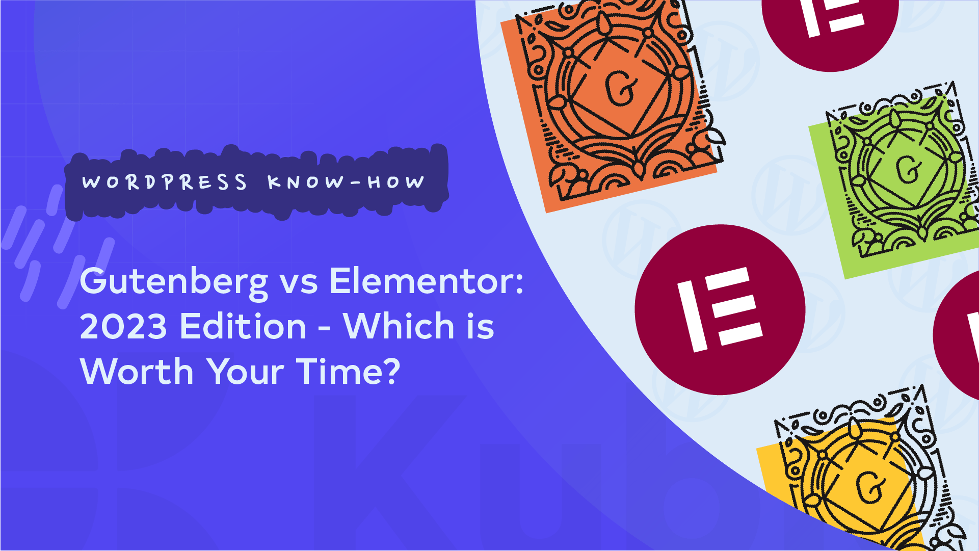 Gutenberg vs elementor featured image