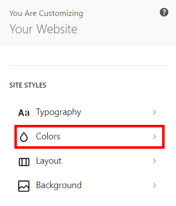 Accessing the WordPress theme colors from the customizer.