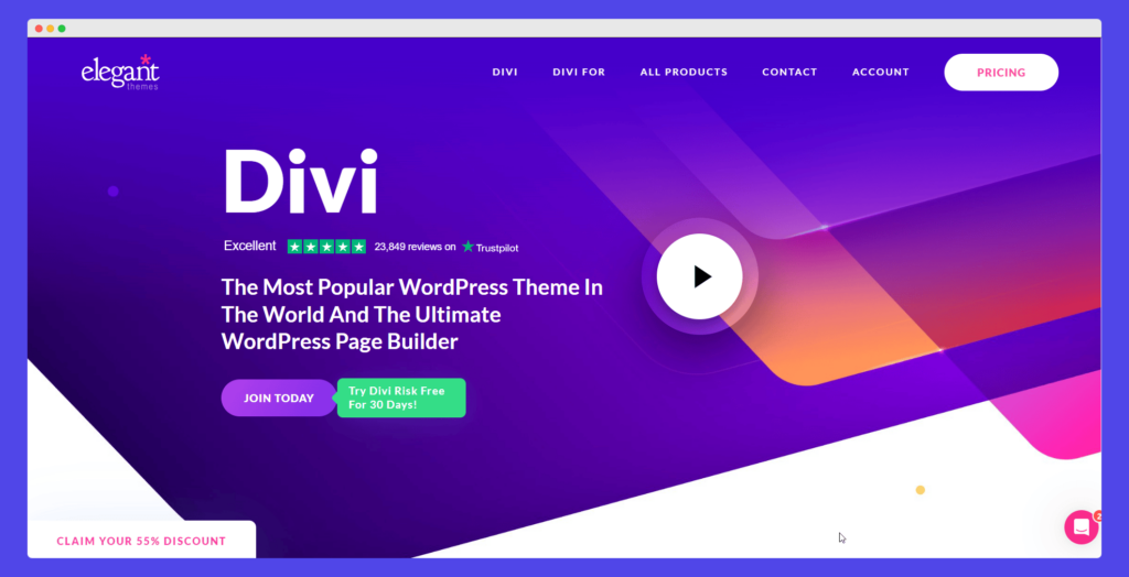 Divi is another popular WordPress page builder, offered by Elegant Themes.