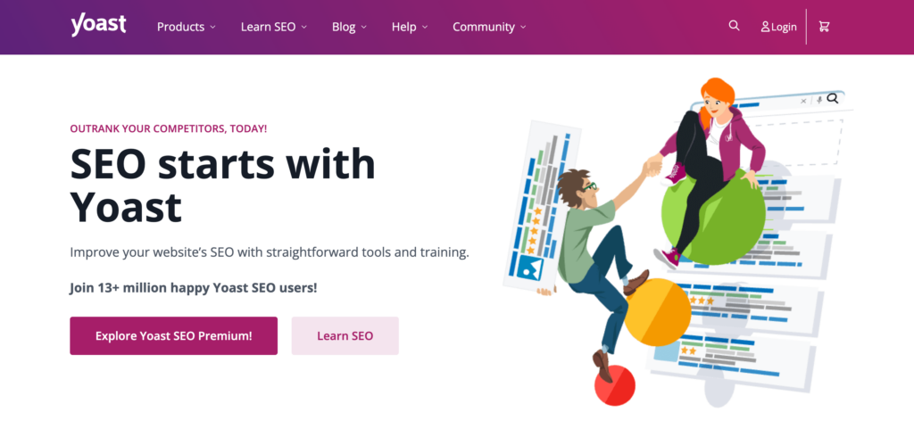 Yoast homepage